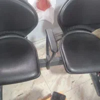 صندلی انتظار چرم پشتی متحرک