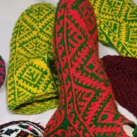 جوراب پشمی مخصوص سرما طرح سنتی|لباس|صومعهسرا, |دیوار