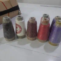 تعدادی نخ ذیگزال ترویرا رنگی وزن ۱۳۵گرمی