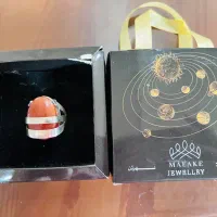 انگشتر نقره عقیق سرخ اصل سفارشی