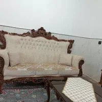 مبل ۷ نفره بدون پارگی و شکستگی|مبلمان خانگی و میز عسلی|نسیمشهر, |دیوار