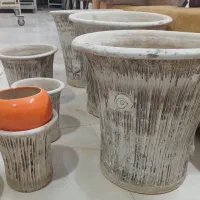 گلدان بزرگ ومتوسط و کوچک کارکرده|گل و گیاه طبیعی|آشخانه, |دیوار