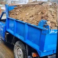 حمل نخاله ساختمانی با مینی لودر  وانت نیسان کمپرسی