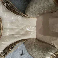مبل سلطنتی 7 نفره تمام چوب، سالم