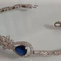 دستبند نقره۹۲۵ خارجی نواکبندطرح جواهر