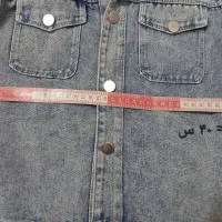 کت جین + شلوارک جین خارجی