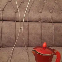 قهوه ساز روگازی و استند کفگیر و ملاقه