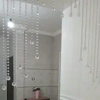 پرده کریستال یک متری|پرده، رانر، رومیزی|سرپل ذهاب, |دیوار