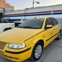 تاکسی سمند ef7 دوگانه شرکت خط کمربندی مرودشت