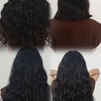 بافت مو اکستنشن مو افرو و راشن موخوره گیری