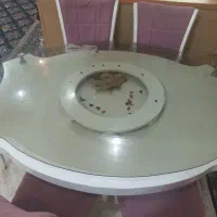 فروش یک دست مبل هفت نفره همراه میز نهار خوری ست|مبلمان خانگی و میز عسلی|خرمدره, |دیوار