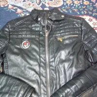 کاپشن چرم سایز 40 لارج|لباس|شاهرود, |دیوار