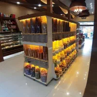 استند و قفسه مکانیزه آجیل مدل استوانه‌ای خشکبار|فروشگاه و مغازه|ساری, |دیوار