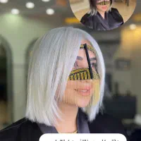 رنگ مو دکلره آمبره فویل و کلاه رابسون آف ۲۰درصد