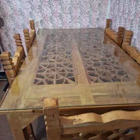 میز نهار خوری 6 نفره میز و صندلی