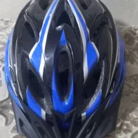 کلاه مشکی آبی دوچرخه بدون استفاده