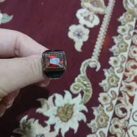 انگشتر نقره نگین یاقوت سرخ