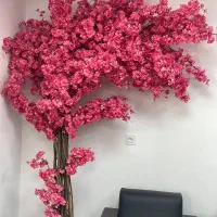 درخت گل شکوفه گیلاس|گل مصنوعی|یزد, |دیوار