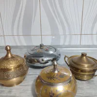 چهار قندان برنجی