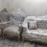 مبلمان استیل نه نفره نو