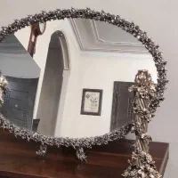 آیینه و شمعدان شبه نقره