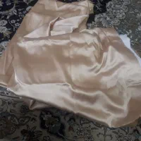 پرده  ای ساتن ساده