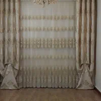 پرده بادوخت پلیسه و والون پانچ|پرده، رانر، رومیزی|تهران, بهاران|دیوار