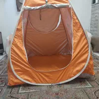 چادر مسافرتی و ساک دختر کفش دوزکی