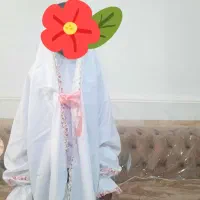 چادر نماز جشن تکلیف نو آکبند بدون استفاده قد ۱۳۶