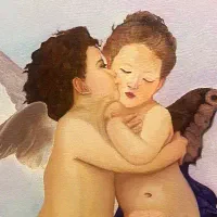 فروش تابلورنگ روغن روی بوم کاردست