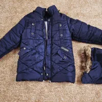 کاپشن سورمه ای بچگانه اسپرت