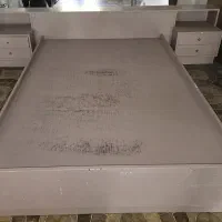 تخت دو نفره چوبی بدون خوشخواب