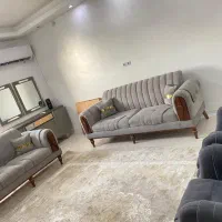 مبل و آینه کنسول و میز تلویزیونی ست نو