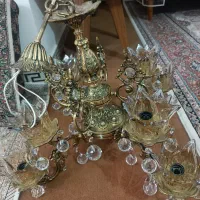 لوستر برنزی ۸شاخه دو جفت