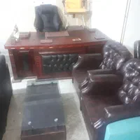 ست مبلمان اداری ماهگونی کف نمایشگاهی قیمت مناسب