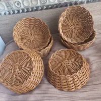 سبد حصیری دستباف|صنایع دستی و سایر لوازم تزئینی|ساری, |دیوار