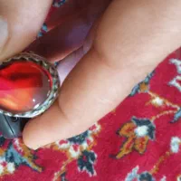 دو عدد انگشتر عقیق شفت العبد با انرژی بالا