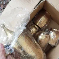 پارچ و لیوان برنزی