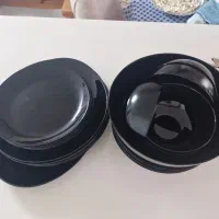 سرویس غذا خوری ۶ نفره و دیس استیل