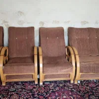 مبل هفت نفره مخمل تمیز|مبلمان خانگی و میز عسلی|اهواز, حصیرآباد|دیوار