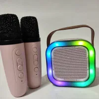 اسپیکر به همراه دو میکروفن|سیستم صوتی خانگی|کرمان, |دیوار