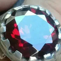 انگشترنقره یاقوت گارنت عتیقه قدیمی
