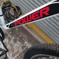 ۲۶ دوچرخه سایز ۲۷/۵ برند پاور سفید مشکی در حد نو|دوچرخه، اسکیت، اسکوتر|رشت, گلسار|دیوار