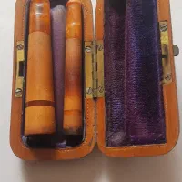 چوب سیگار کهربا عتیقه