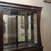 بوفه یا ویترین تمام چوب ، طرح گل لاله|بوفه، ویترین، کنسول|تهران, صادقیه|دیوار