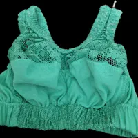 سوتین هندی نخ تریکو و گیپور با ایستایی|لباس|مبارکه, |دیوار