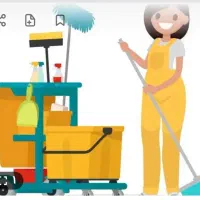 نظافت منزل اداره راه پله