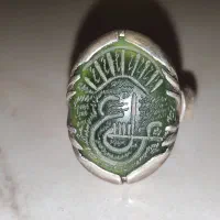 انگشتر نقره یشم یمن سبز|جواهرات|تهران, شیخ هادی|دیوار
