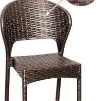 صندلی بدونه حصیری پلاستیکی کافه رستورانی