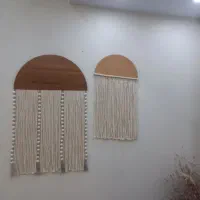 بوم ریس،ست رومیزی مکرومه،قیطون،حلقه فرشته